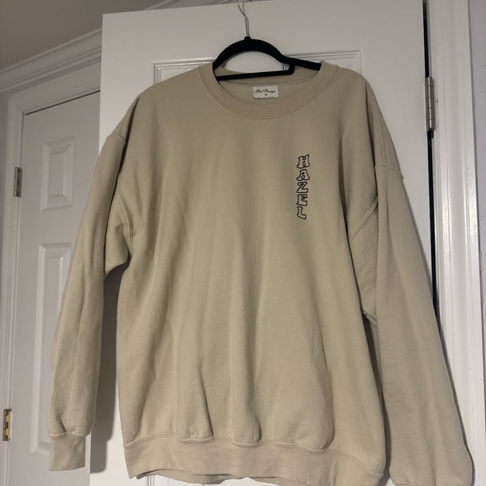 Hazel Beige Woman’s Crewneck